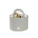 Cesta Organizador Praliné Rayas de Walking Mum Matcha