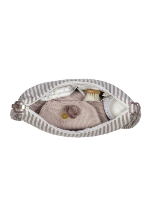 Bolso Góndola Praliné Rayas de Walking Mum Moka