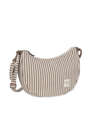 Bolso Góndola Praliné Rayas de Walking Mum Moka