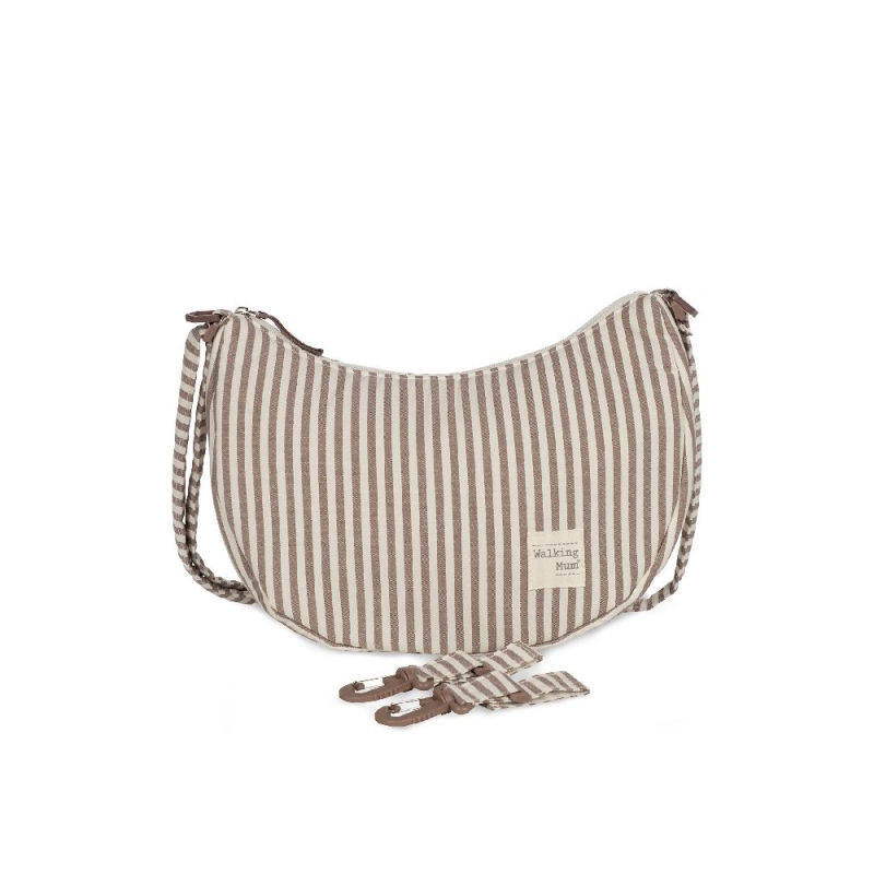 Bolso Góndola Praliné Rayas de Walking Mum