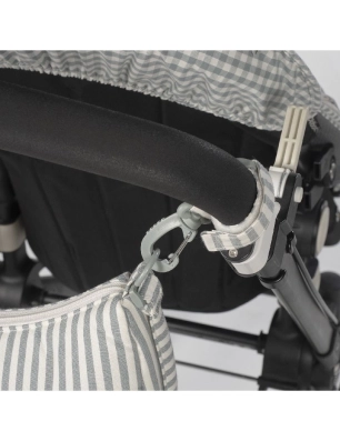 Bolso Góndola Praliné Rayas de Walking Mum Matcha