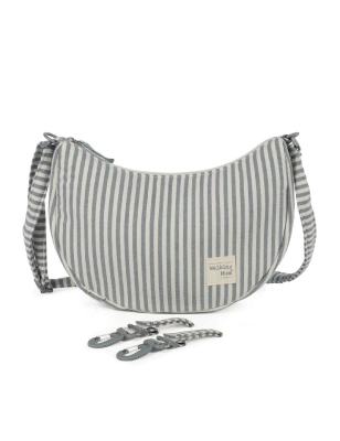 Bolso Góndola Praliné Rayas de Walking Mum Matcha