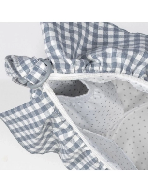 Bolso Góndola Praliné Vichy de Walking Mum Matcha