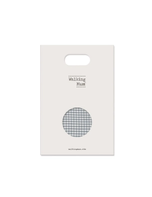 Colchoneta Coche Praliné Vichy de Walking Mum Matcha