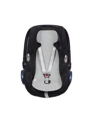 Colchoneta Coche Praliné Vichy de Walking Mum Matcha