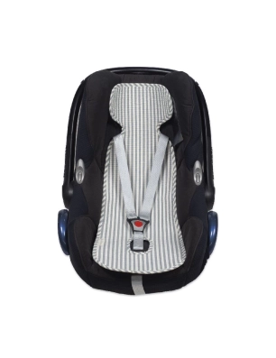 Colchoneta Coche Praliné Rayas de Walking Mum Matcha