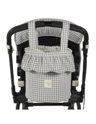 Bolso Bucket Praliné Vichy de Walking Mum Matcha