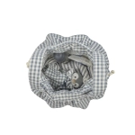 Bolso Bucket Praliné Vichy de Walking Mum Matcha