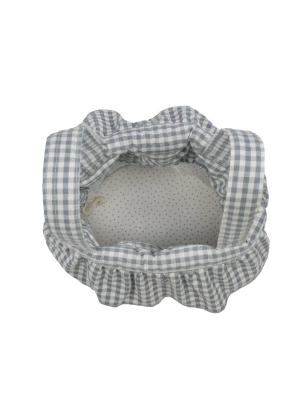 Bolso Bucket Praliné Vichy de Walking Mum Matcha