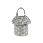 Bolso Bucket Praliné Vichy de Walking Mum Matcha