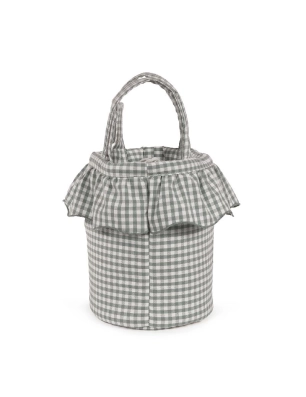 Bolso Bucket Praliné Vichy de Walking Mum Matcha