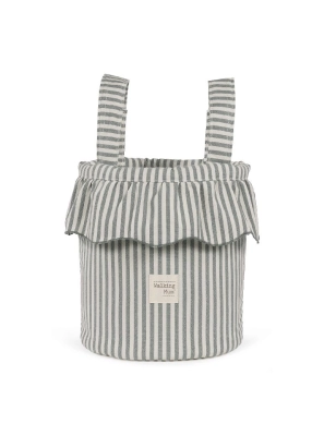 Bolso Bucket Praliné Rayas de Walking Mum