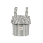 Bolso Bucket Praliné Rayas de Walking Mum Matcha