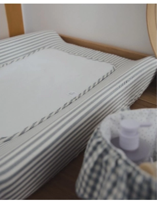 Cambiador casa Praliné Rayas de Walking Mum