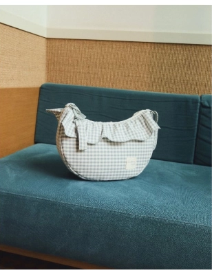 Bolso Góndola Praliné Vichy de Walking Mum Matcha