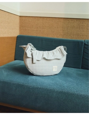 Bolso Góndola Praliné Vichy de Walking Mum Matcha