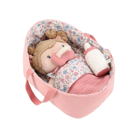 Muñeca bebé Rosa y capazo de Little Dutch