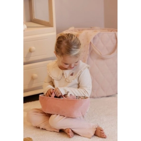 Muñeca bebé Rosa y capazo de Little Dutch