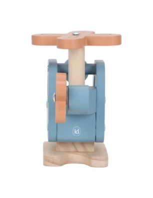 Helicóptero Madera de Little Ducth