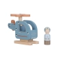 Helicóptero Madera de Little Ducth