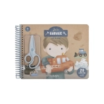 Libro recorta y pinta vehiculos de Little Dutch