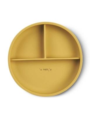 Plato con secciones Silicona de Saro