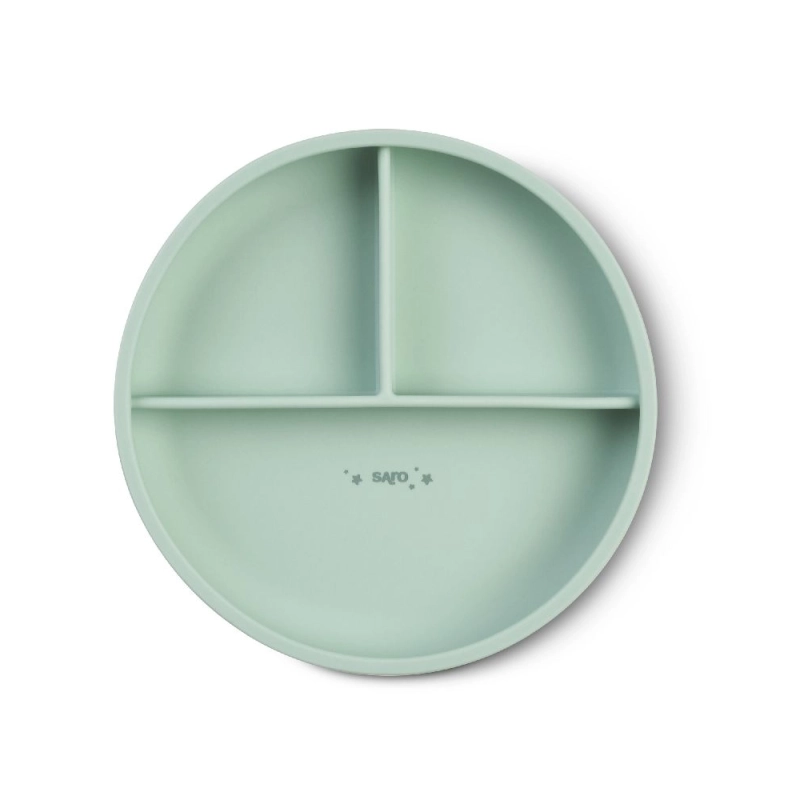 Plato con secciones Silicona de Saro