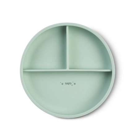 Plato con secciones Silicona de Saro