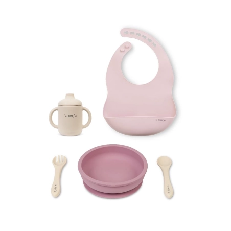 Vajilla 5 piezas de Saro Blossom