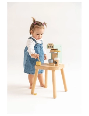 Set cafetera de madera de Saro