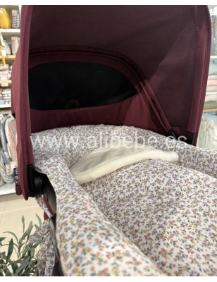 Saco cuco Rosela interior pelo de Giraffa Bianca e Blu