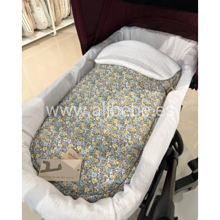 Saco cuco Blauet Bámbula de Giraffa Bianca e Blu