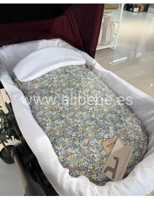 Saco cuco Blauet Bámbula de Giraffa Bianca e Blu