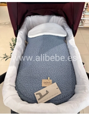 Saco cuco Blauet Borrego de Giraffa Bianca e Blu