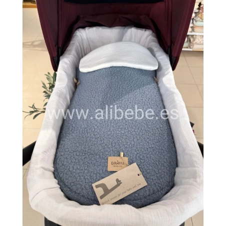 Saco cuco Blauet Borrego de Giraffa Bianca e Blu