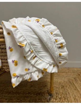 Toquilla Fruit de Giraffa Bianca e Blu