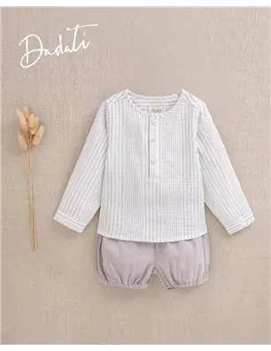 Conjunto Camisa Y Short Bombacho De Dadati