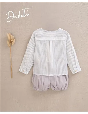 Conjunto Camisa Y Short Bombacho De Dadati