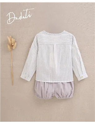 Conjunto Camisa Y Short Bombacho De Dadati