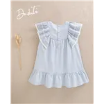 Vestido Jaretas Pechera De Dadati