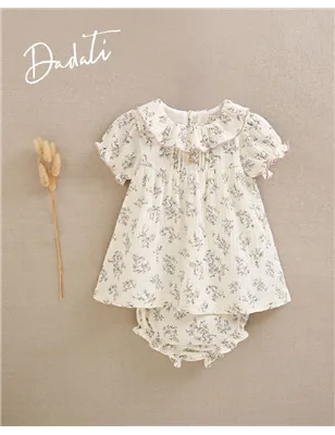 Vestido Con Braguita Y Volante De Dadati