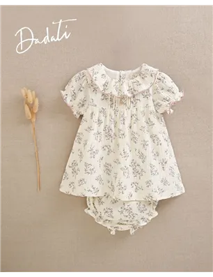 Vestido Con Braguita Y Volante  De Dadati