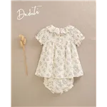 Vestido Con Braguita Y Volante  De Dadati