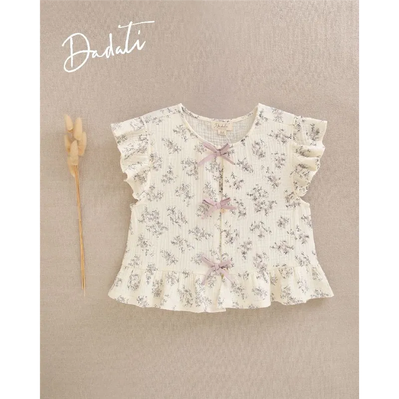 Blusa Flores Lazos De Dadati