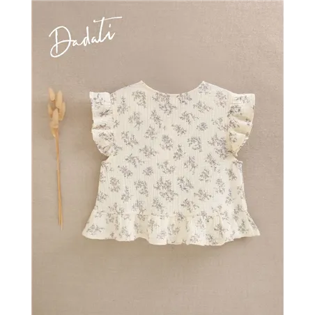 Blusa Flores Lazos De Dadati