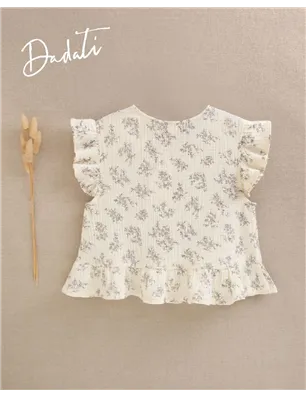 Blusa Flores Lazos De Dadati