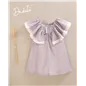 Vestido Con Manga Y Volante Floral De Dadati