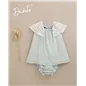 Vestido Con Braguita Manga Plumeti De Dadati