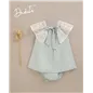 Vestido Con Braguita Manga Plumeti De Dadati