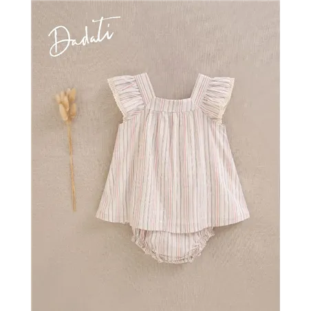 Vestido Con Braguita Volante De Dadati